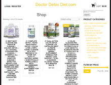 Tablet Screenshot of doctordetoxdiet.com